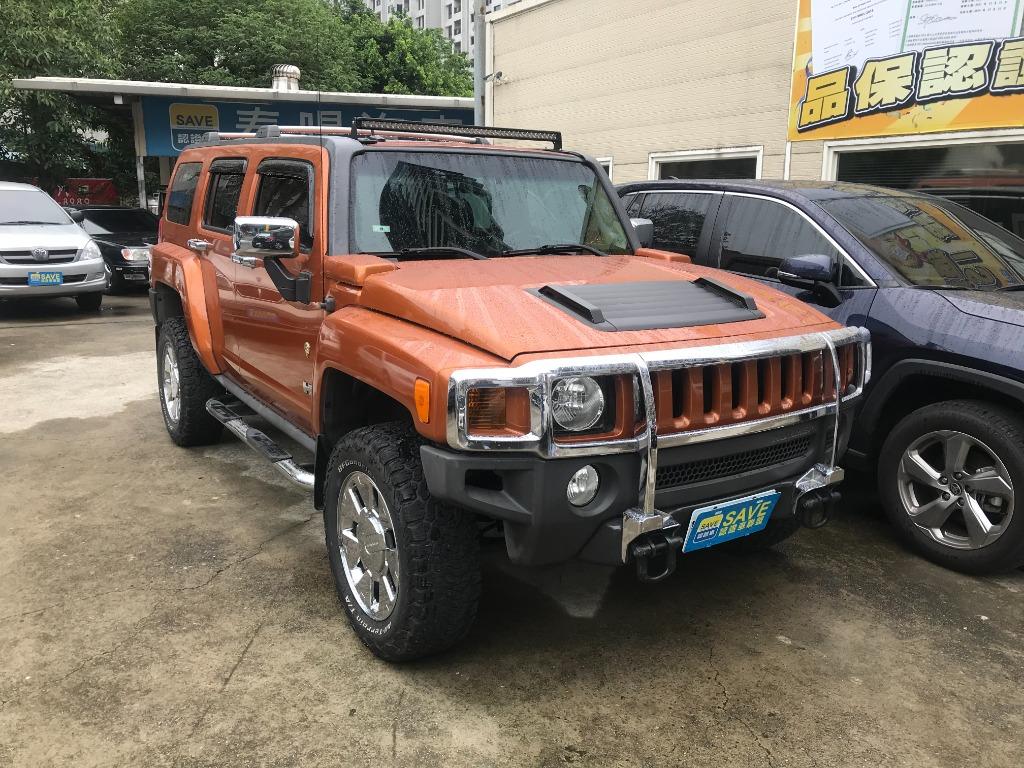 Hummer H3 南瓜金擁有悍馬不再是夢想讓你有夠Man 爬山涉水無所不能硬派越野車小改款242匹馬力33.5kgm扭力0980-558-999  ID:Used-Cars 黃文遠,