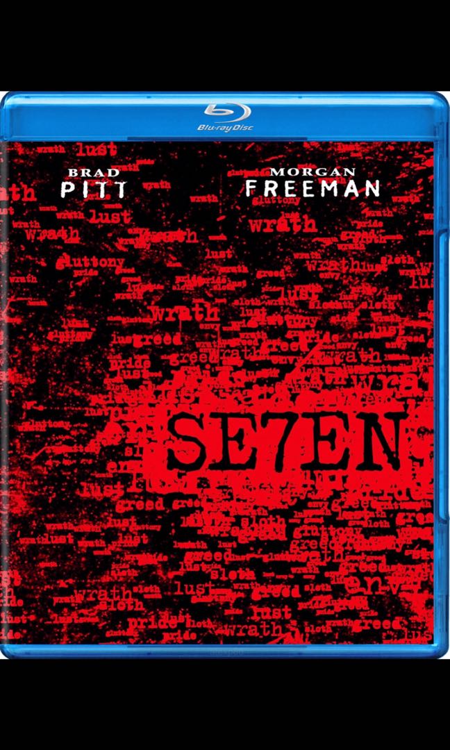 七宗罪SEVEN 美國版BLU-RAY BRAD PITT MORGAN FREEMAN 畢彼特中文字幕