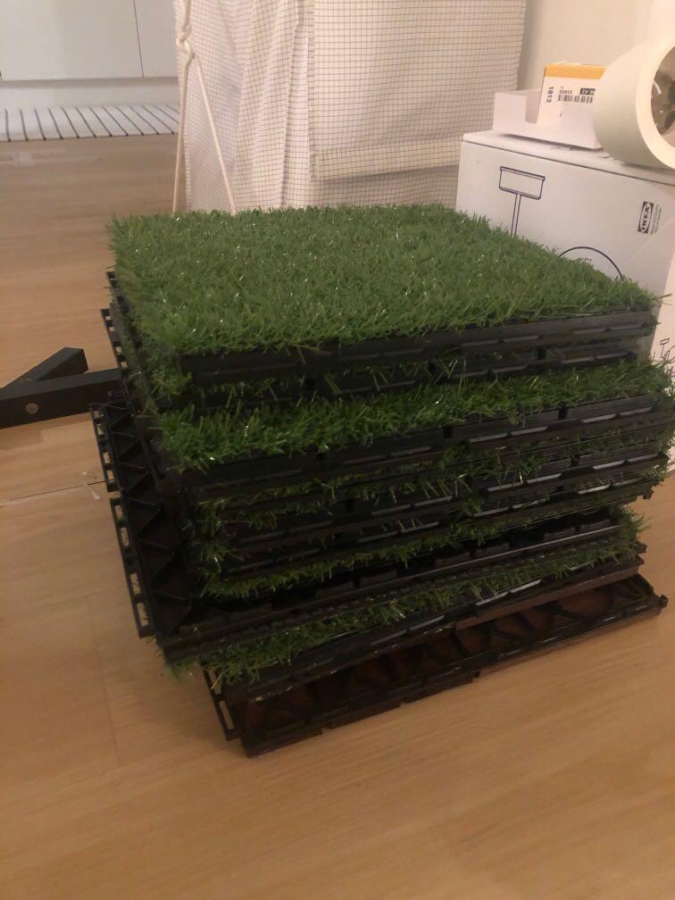 Ikea Artificial Grass, Furniture & Home Living, Outdoor Furniture on