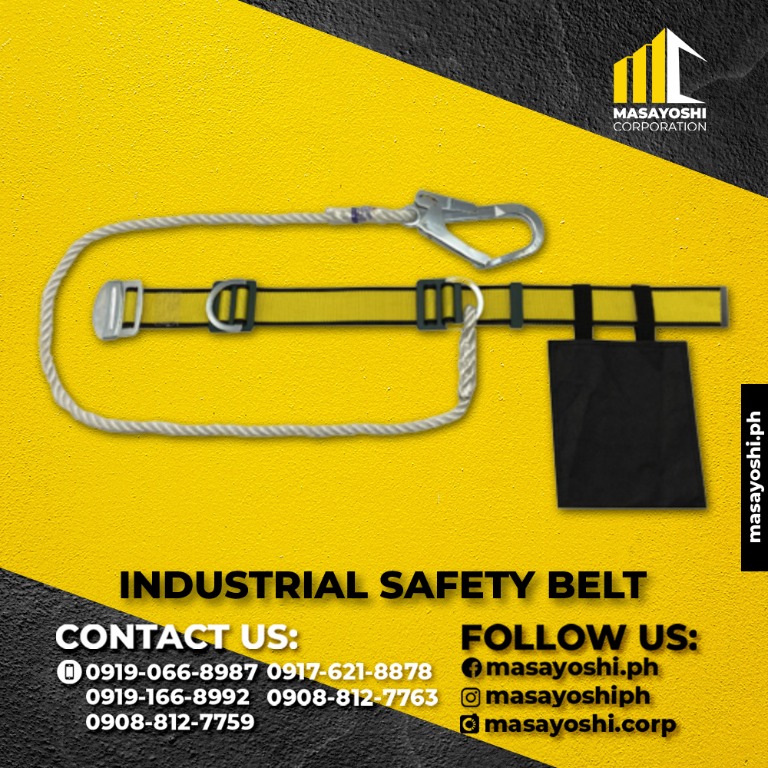 Industrial Safety Belt, PPE, Personal Protective Equipment, Safety