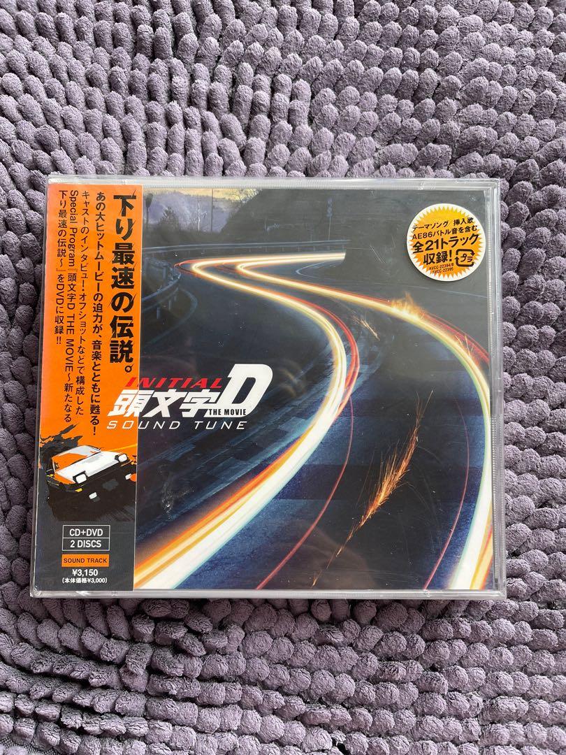 Jay Chou 周杰伦周杰倫頭文字D initial sound tune OST CD+DVD brand
