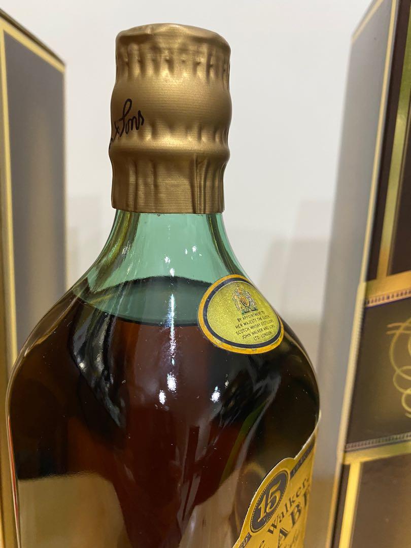 Johnnie walker Gold label 15 年750ml (日本版)已經停產,保存良好 Johnnie walker Gold label 15 年750ml (日本版)已經停產,保存良好