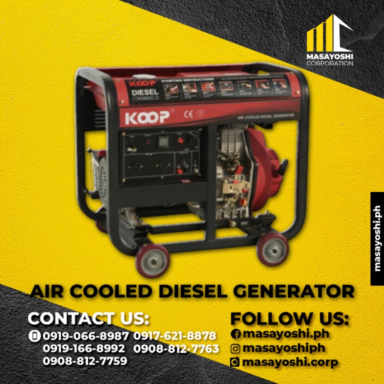 Koop Diesel Generator 6.25kVa, Generator, Power Supply, Diesel ...