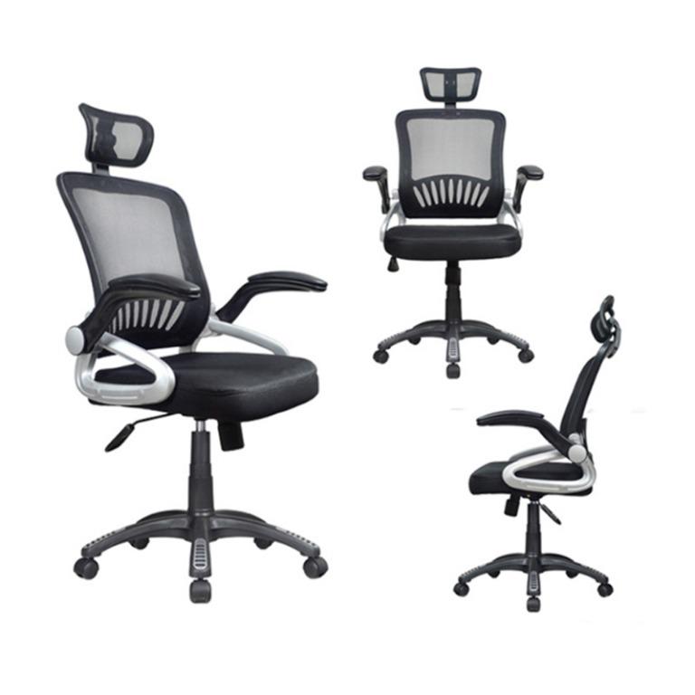 (liftable arm) Office Chair Computer Chair, Furniture & Home Living, Furniture, Chairs on Carousell