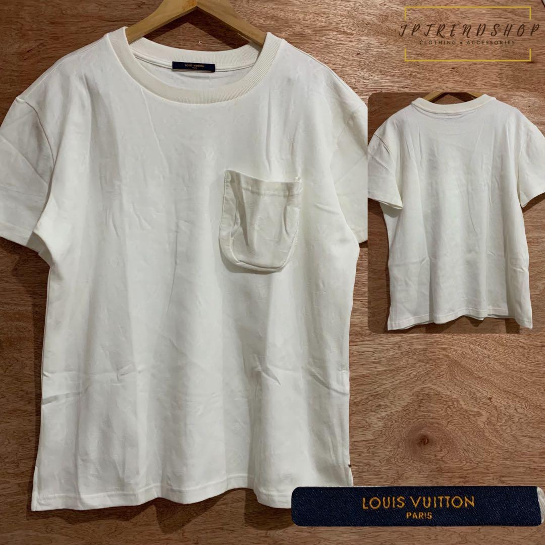 Shop Louis Vuitton Signature 3D Pocket Monogram T-Shirt (TEE