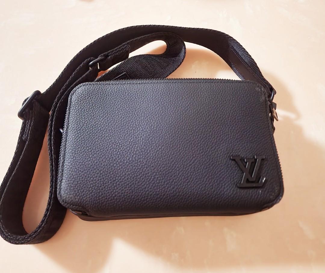 Louis Vuitton Lv Alpha Wearable Wallet Black Bag, Luxury, Bags & Wallets on  Carousell