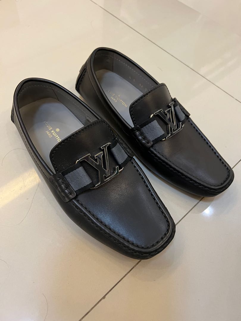 🛑Sz 9.5 LV Louis Vuitton Monte Carlo All Black Suede Driving Loafers Shoes,  Men's Fashion, Footwear, Dress Shoes on Carousell