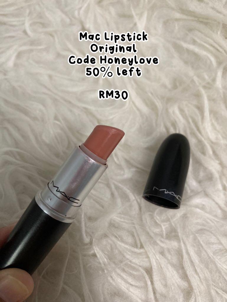 Mac lipstick-honeylove, Beauty & Personal Care, Face, Makeup on Carousell
