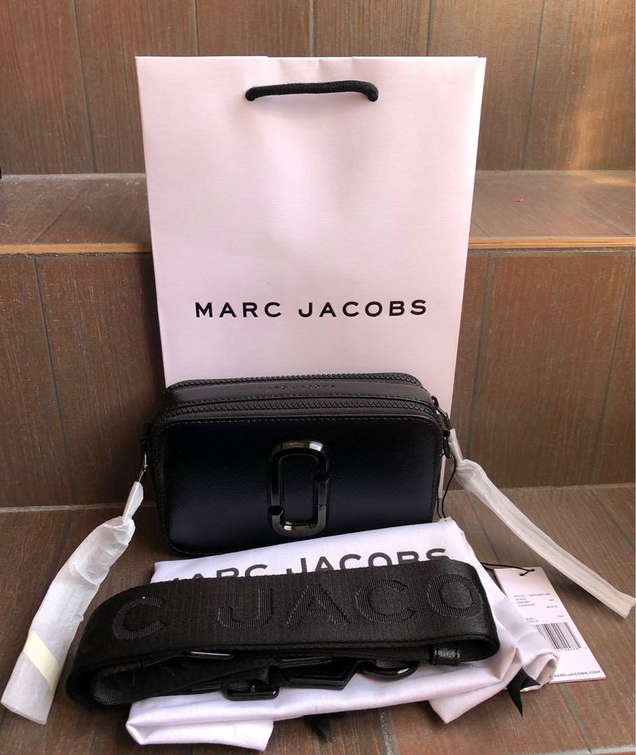 NEW💯% Authentic MARC JACOBS SNAPSHOT DTM CAMERA BAG BLACK, Women's  Fashion, Bags & Wallets, Purses & Pouches on Carousell