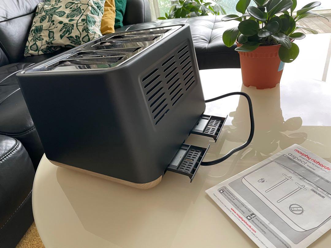 Morphy Richards 4 Slice Toaster Aspect Titanium, TV & Home