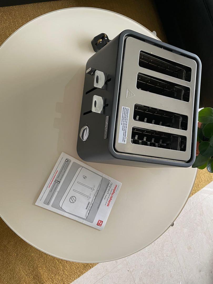 Morphy Richards 4 Slice Toaster Aspect Titanium, TV & Home