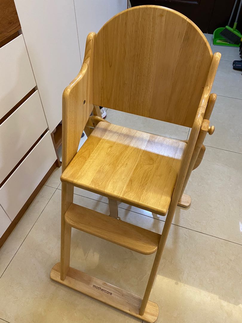 Mothercare Valencia wooden high chair Mothercare