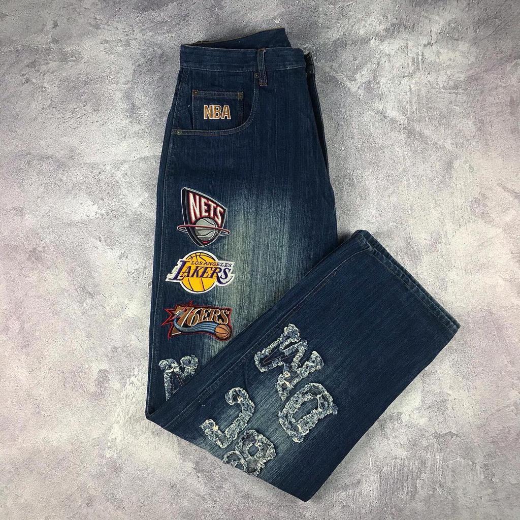 NBA JEANS REGULAR FIT, Fesyen Pria 