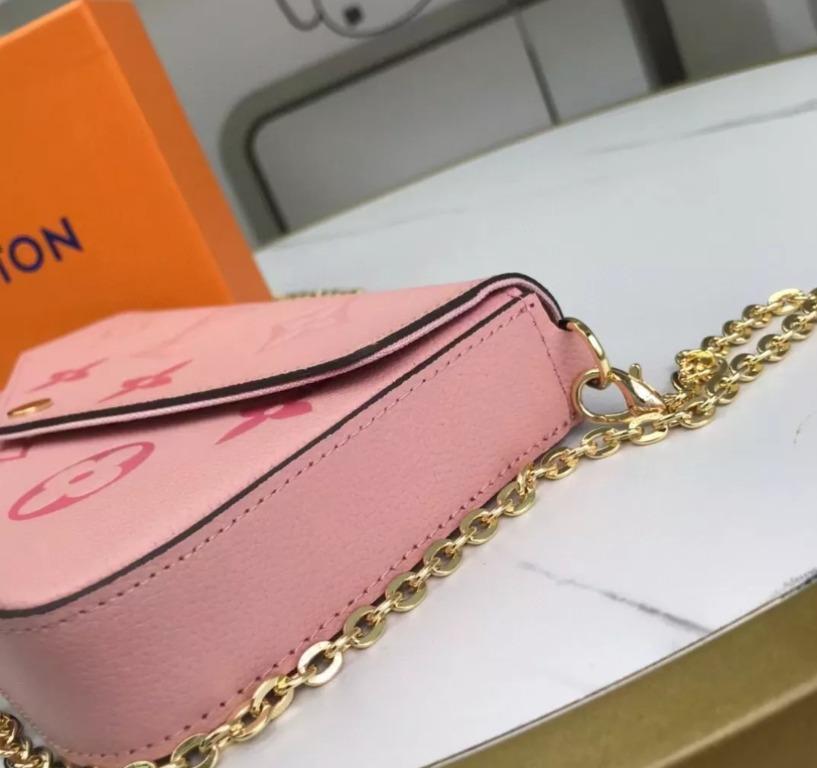 New Louis Vuitton Limited Edition Collection Pink Special Edition FELICIE  POCHETTE Crossbody Shoulder Sling Bag For Women Come With Complete Set  Suitable for Gift , Luxury, Bags & Wallets on Carousell