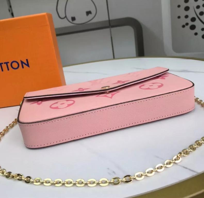 New Louis Vuitton Limited Edition Collection Pink Special Edition FELICIE  POCHETTE Crossbody Shoulder Sling Bag For Women Come With Complete Set  Suitable for Gift , Luxury, Bags & Wallets on Carousell