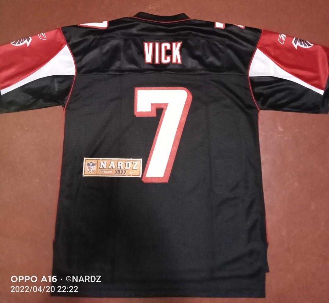 Atlanta Falcons NFL Reebok Michael Vick Jersey White Mens Size 2XL