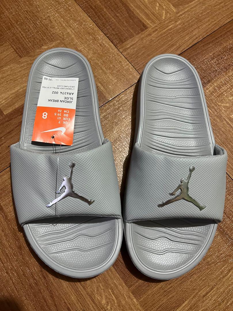 Nike Jordan Break Slide Gray Men s Fashion Footwear Slippers