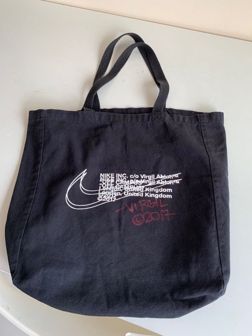 nike off white tote bag