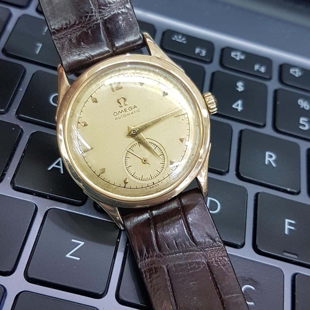 Omega Bumper Automatic Subhand Vintage Watch