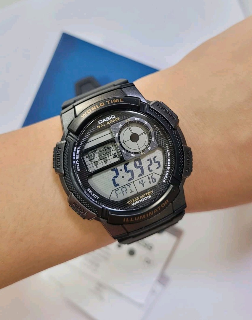 Casio ae1000w hotsell original vs fake