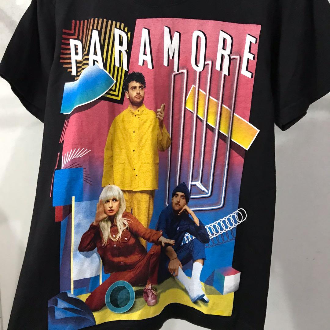 Paramore T-shirt Band, Fesyen Pria 