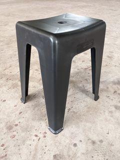 Plastic chair stool