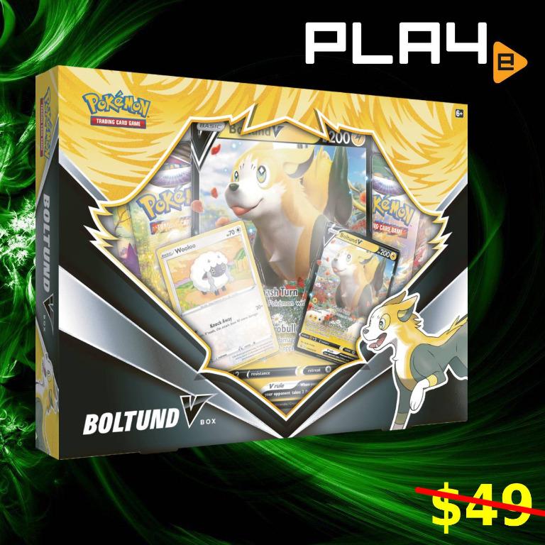 pokemon trading card game boltund v box Boltund V SWSH219 (SWSH219) [First Partner Pack Jumbo Cards] – Pokemon Plug main image 1