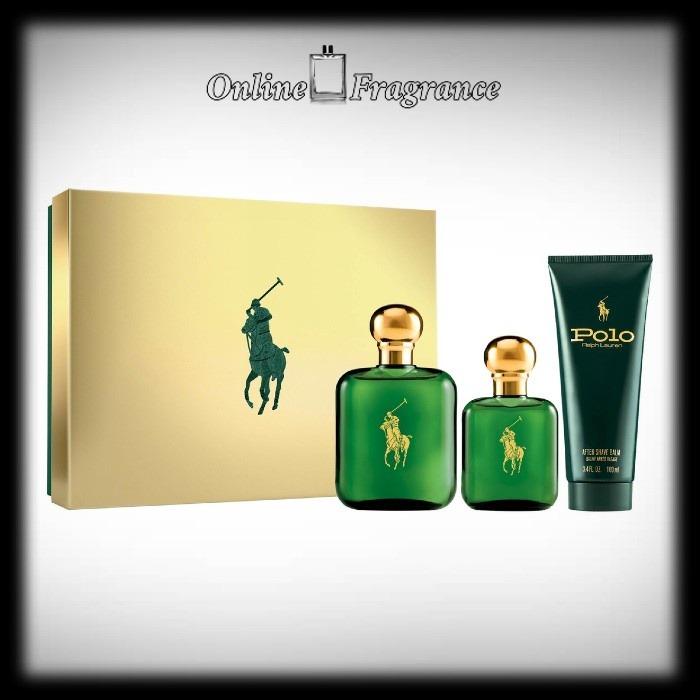 Polo Green EDT Cologne Minyak Wangi Gift Set for Men by