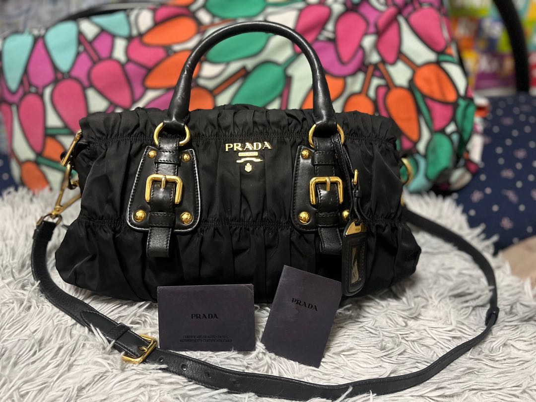 prada gaufre bag