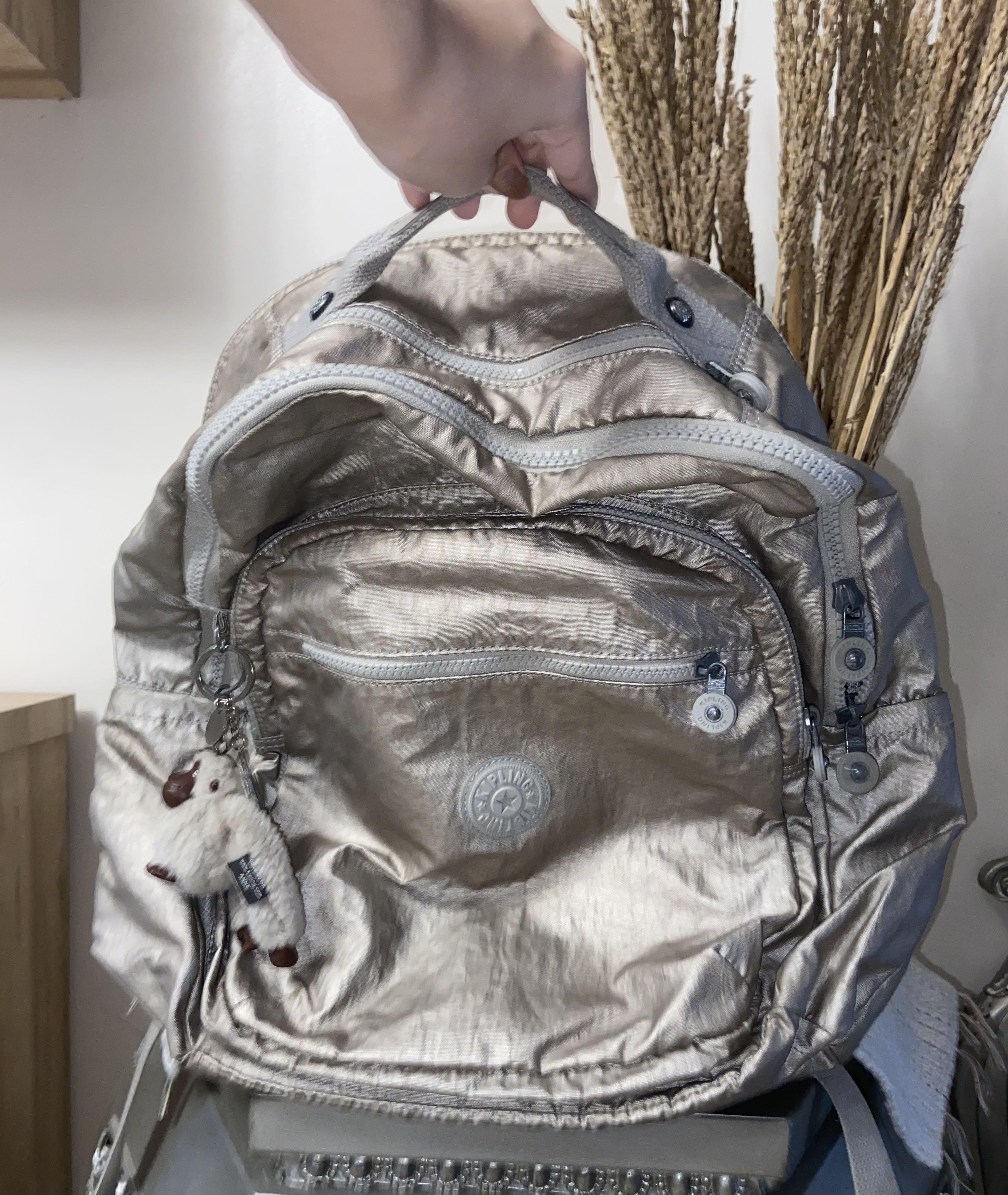 Limited Edition Large Kipling Backpack (Category: Backpacks) located in Angeles City. Submitted by cessrielle (Listing ID 1156528537, Image 1). Description: This product is original, I don’t buy counterfeits. Price is negotiable but no low-ballers please 😊 Size is Medium-Large. Bought this in Hong Kong in 2018. Still in great quality, please refer to pictures for product condition. (Flaws: scratches and minor stains at the bottom) Really pretty 