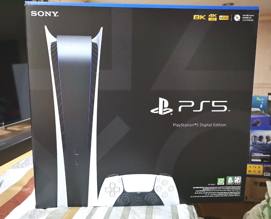 PS5 Digital Version (Brand New) Playstation 5, Video Gaming, Video 