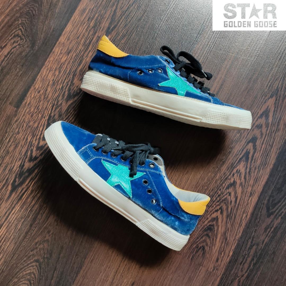 RARE GOLDEN GOOSE GGDB MAY SNEAKERS Velvet Suede Leather