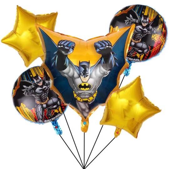 Ready Stock] 5Pcs/Pack SuperHero Batman (Design 3 - Yellow Gold) Foil  balloons Set~Party Deco, Hobbies & Toys, Stationery & Craft, Occasions & Party  Supplies on Carousell