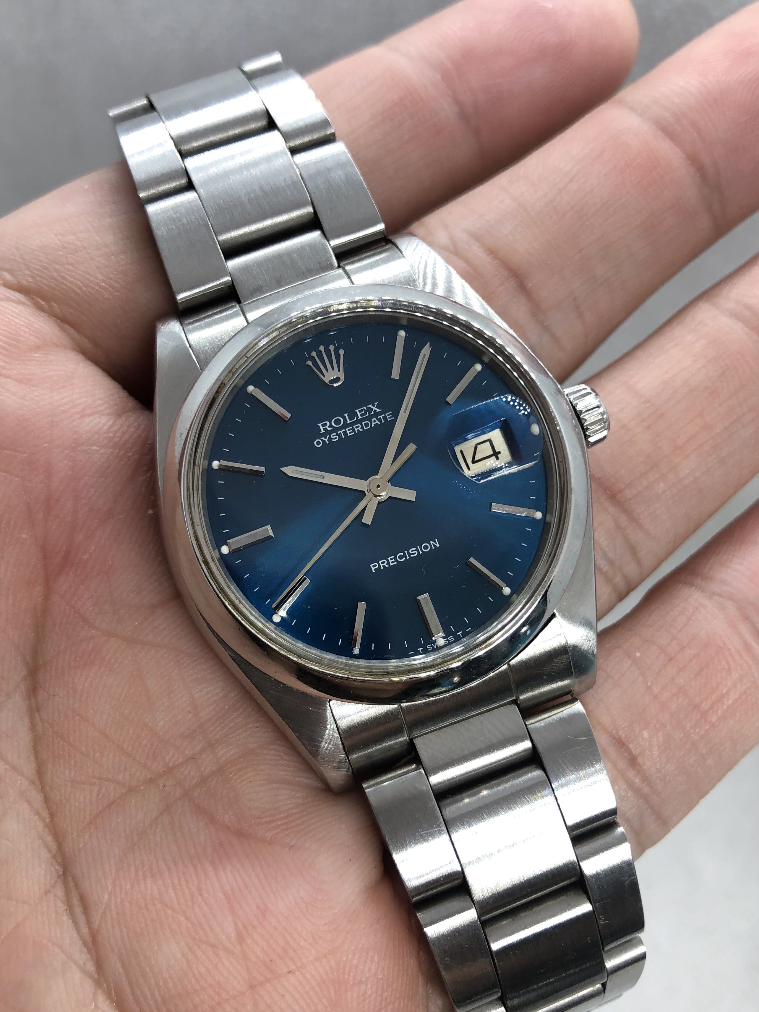 Rolex 6694 blue dial sale