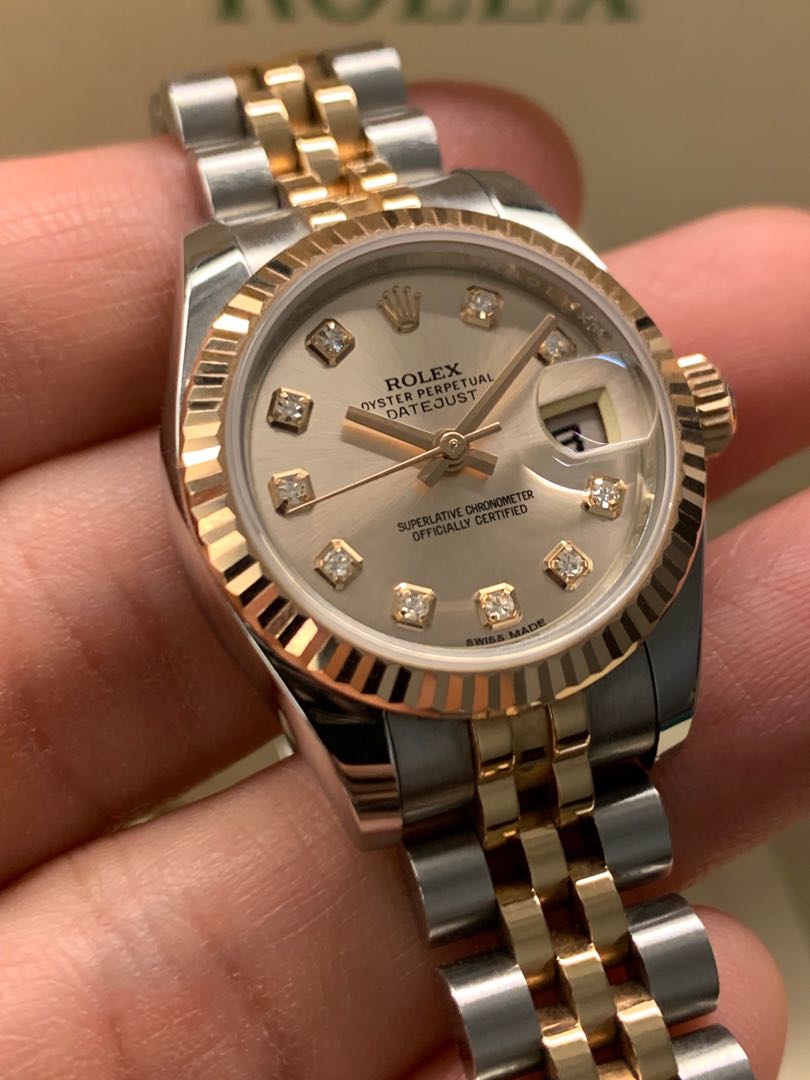 Rolex laser sales etched crown datejust