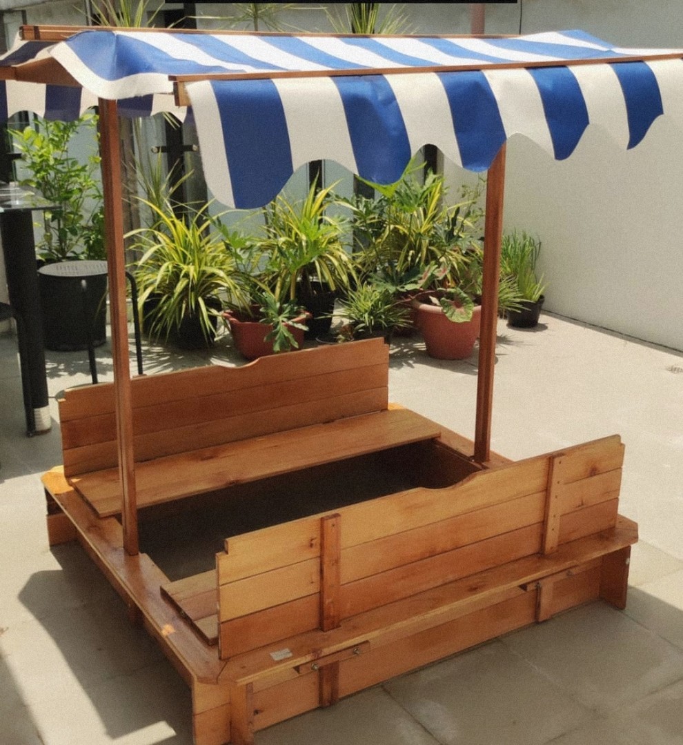 Sandpit and picnic bench for kids, Babies & Kids, Baby Nursery & Kids