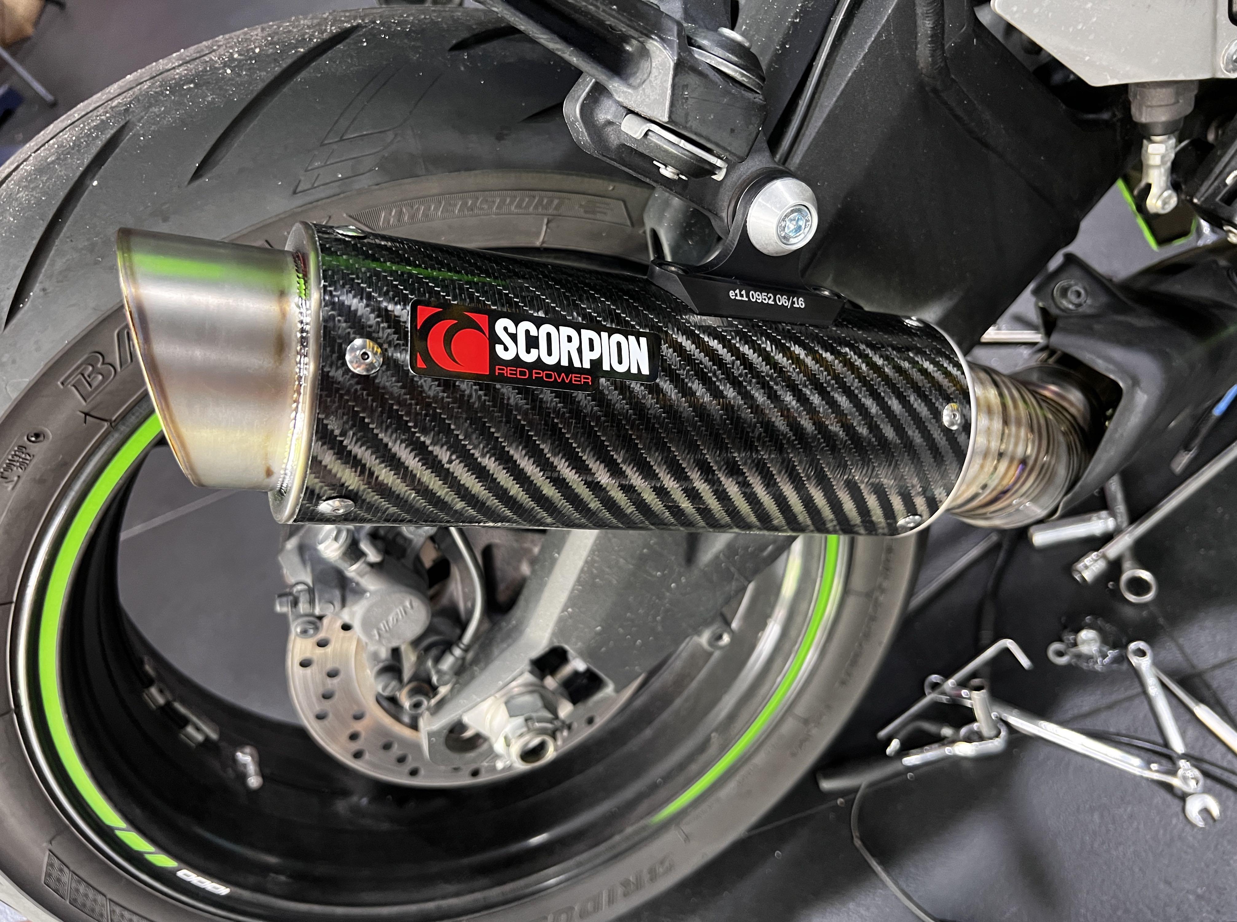 KAWASAKI ZX10R 2016 2017 2018 2019 2020 SCORPION EXHAUST RP 1 GP