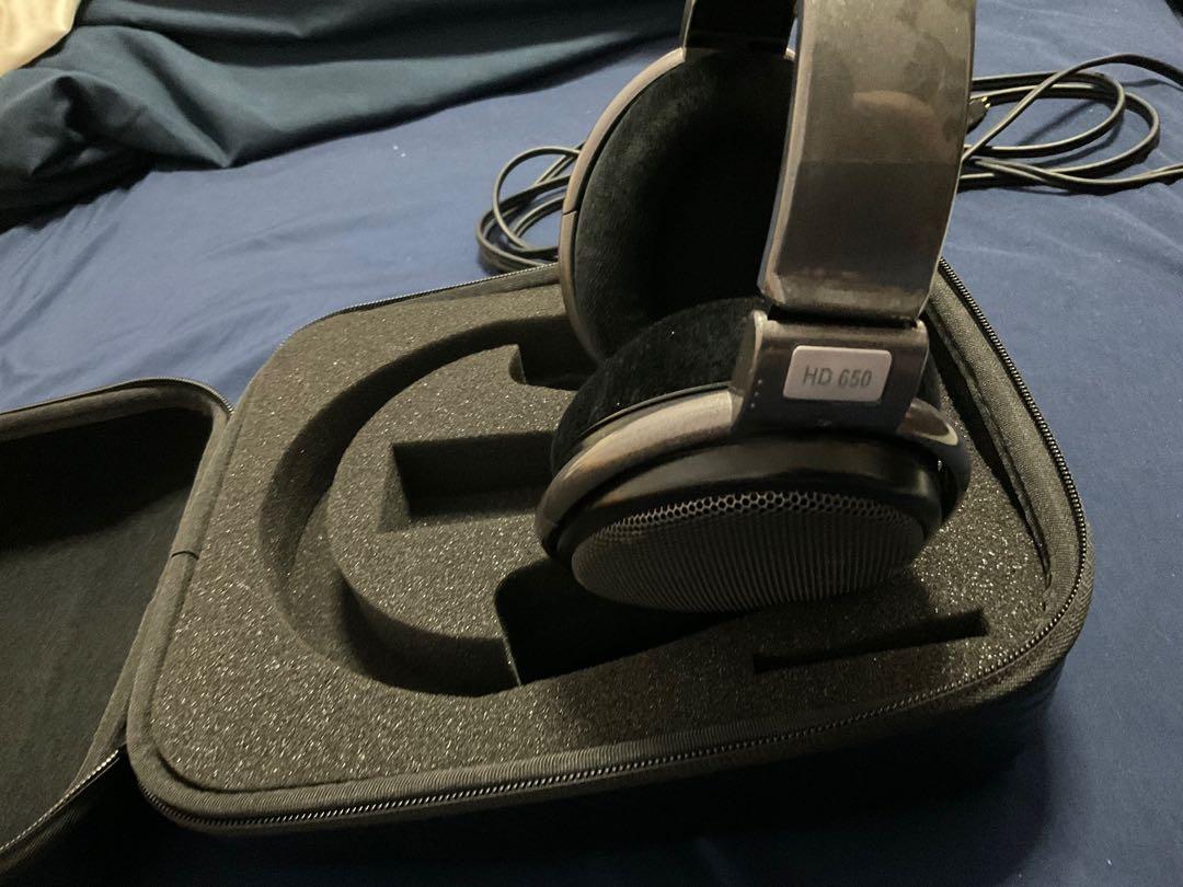 Sennheiser HD650 w/ Case, Audio, Headphones & Headsets on Carousell