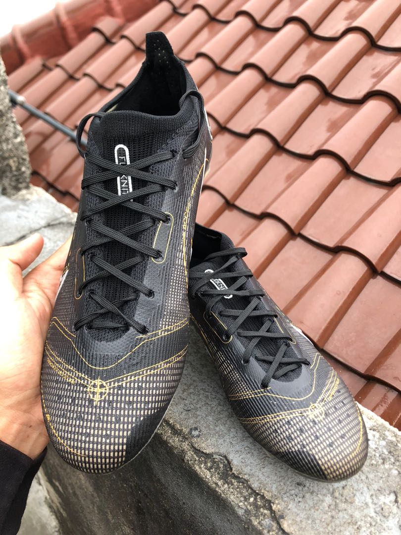 #TiketMarvel Sepatu bola Nike Mercurial Vapor 14 Elite Black Gold Shadow  pack, Fesyen Pria, Sepatu , Sepatu Boot di Carousell