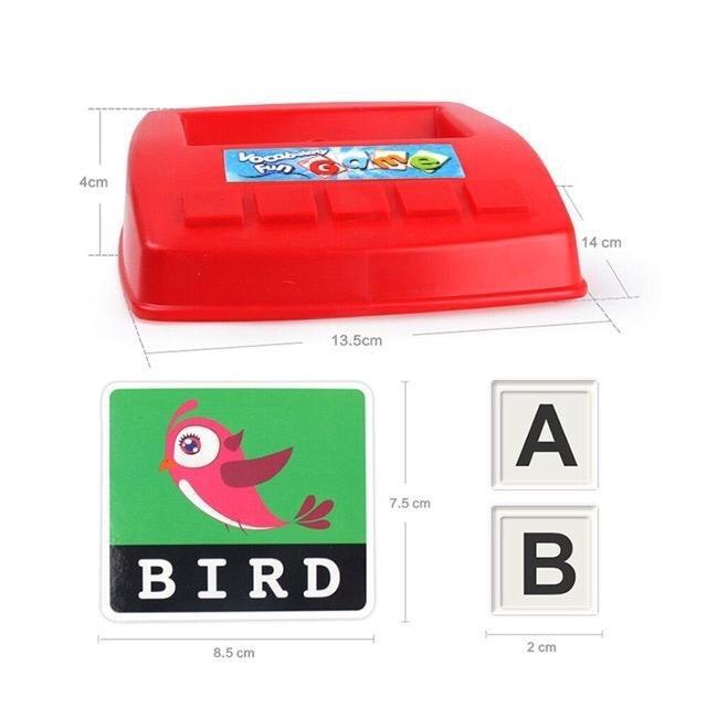 Kids English Spelling Game Alphabet Letter Learning Early Educational Toy Tools 