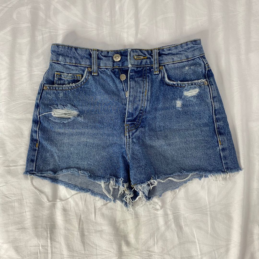 Shorts denim ripped jeans, Fesyen 
