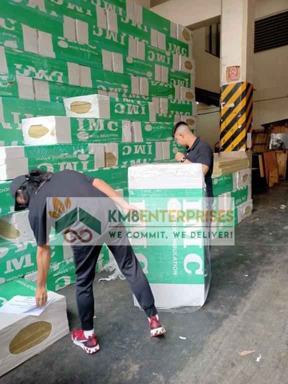 SLAB SOUNDPROOFING INSULATION ROCKWOOL (Category: Construction & Building Materials) located in Marikina City. Submitted by christine_km8enterprises (Listing ID 1156355957, Image 3). Description: Mineral wool insulation 👉🏻BIG DISCOUNTS for bulk orders👈🏻 Blanket Roll type - 0.6mtr x 5mtr Board (Slab) type - 0.6mtr x 1.2mtr Thickness - 50mm , 75mm and 100mm with different densities *Fire resistant *Heat insulating *Non-combustible *Moisture and