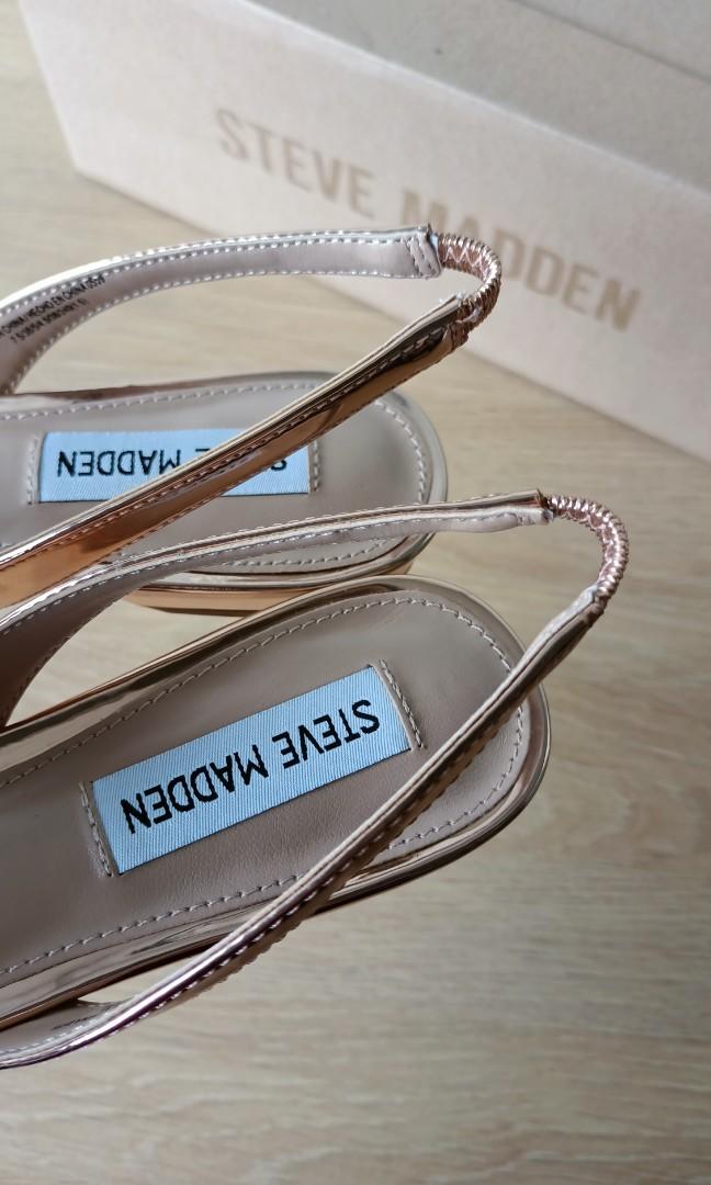 STEVE MADDEN JOSEY ROSE GOLD FLATS 