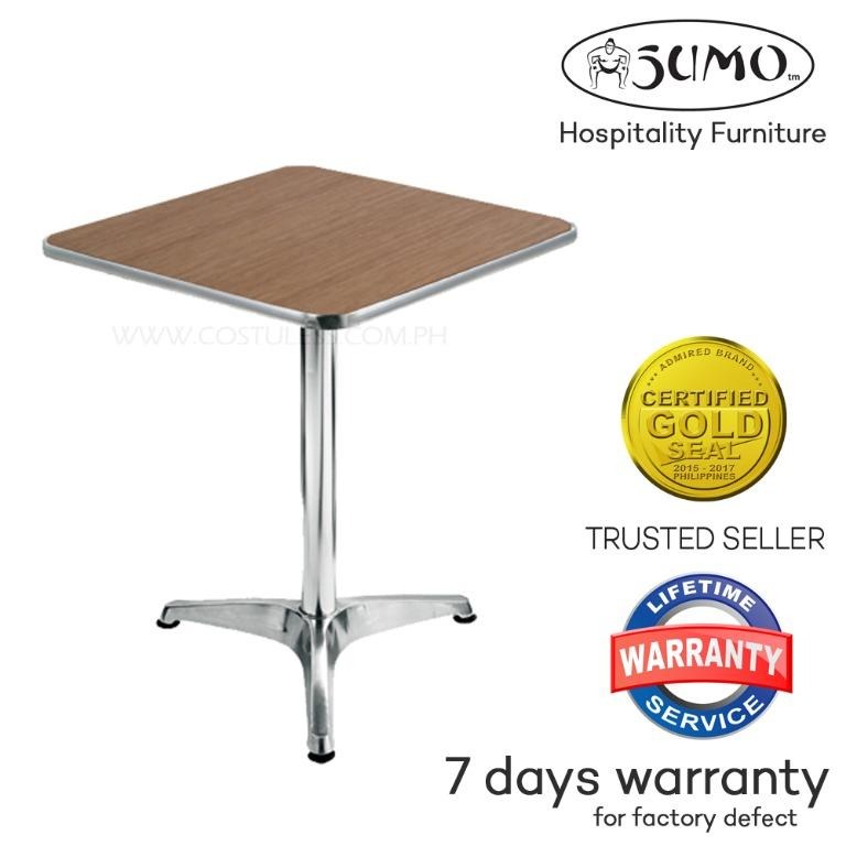 Sumo AT-60S Top Aluminum Square Pantry Table, Restaurant Furniture, Bar ...
