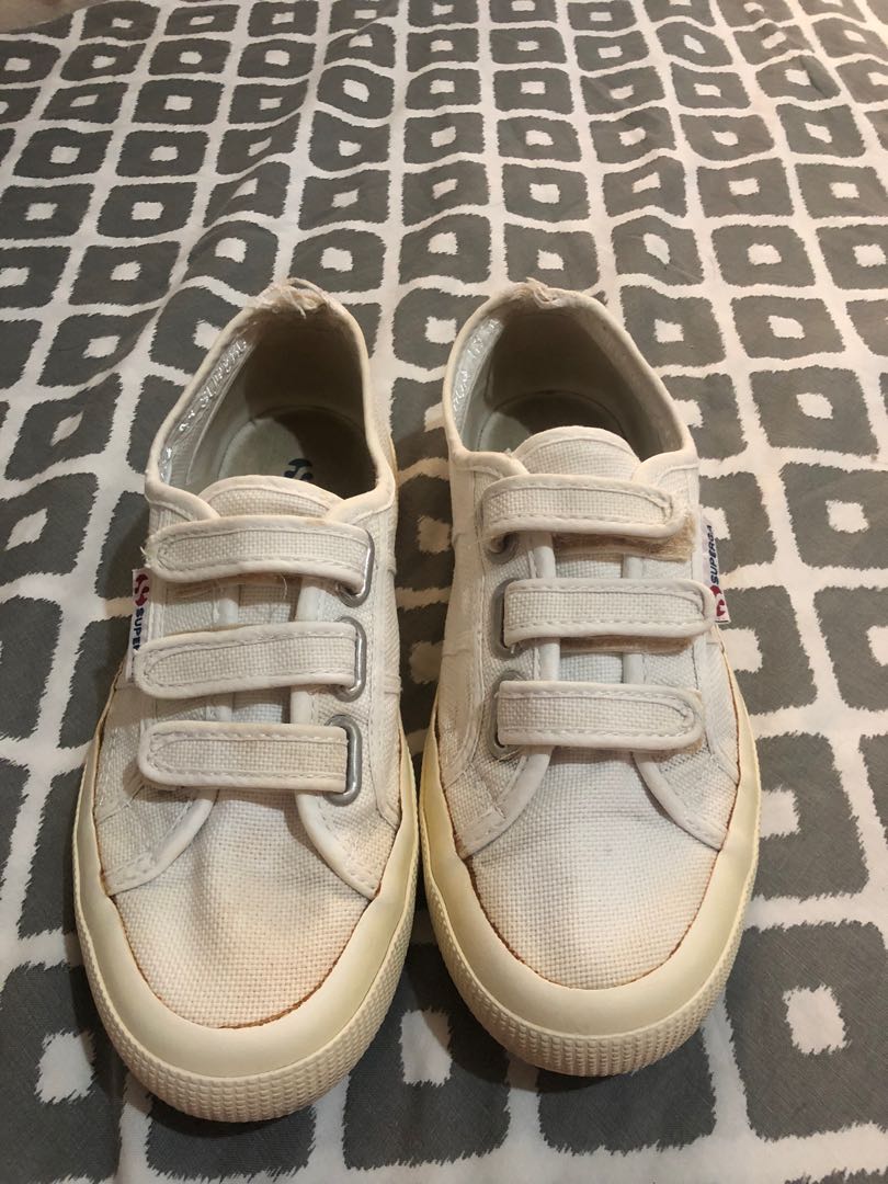 superga sneakers velcro
