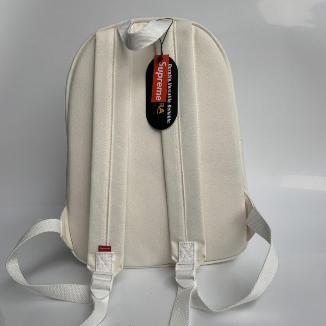 Supreme 20FW Canvas Backpack Box Logo 帆佈雙肩背包書包, 男裝, 袋