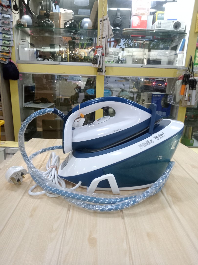 Tefal Liberty Steam Iron With Dock Adjustable Mode Temperature 2200Watts, TV & Home Appliances