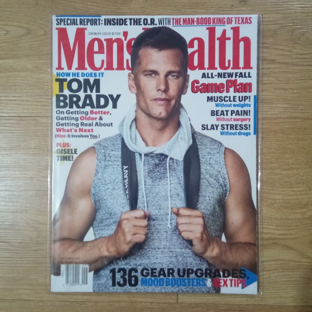 Tom Brady Mens Health Magazine Hobbies And Toys Books And Magazines Magazines On Carousell 5140