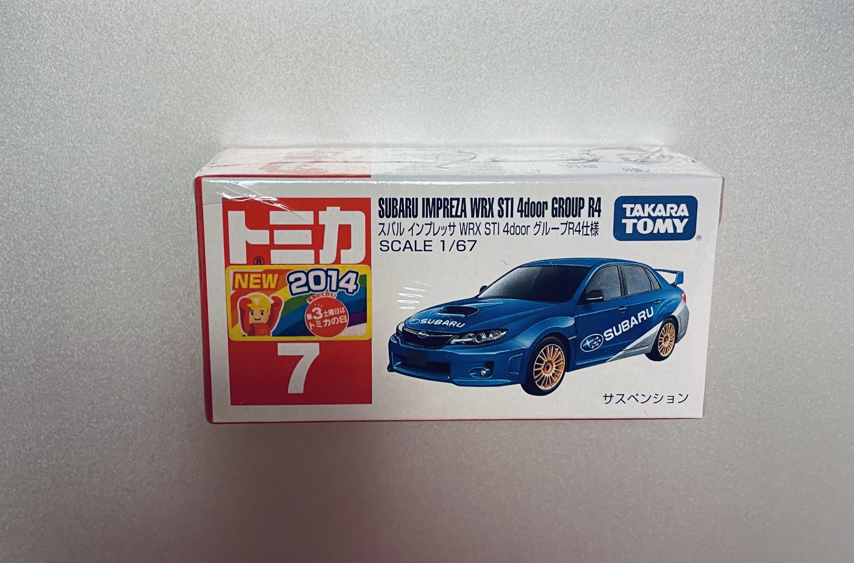 Tomica Tomy Tomytec Limited Vintage 多美卡 7 Subaru Impreza Wrx Sti 4 Door Group R4 初回特別仕樣 興趣及遊戲 玩具 遊戲類 Carousell
