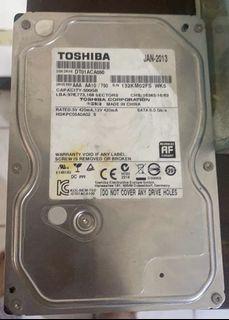 Toshiba Hard Disk 500gb